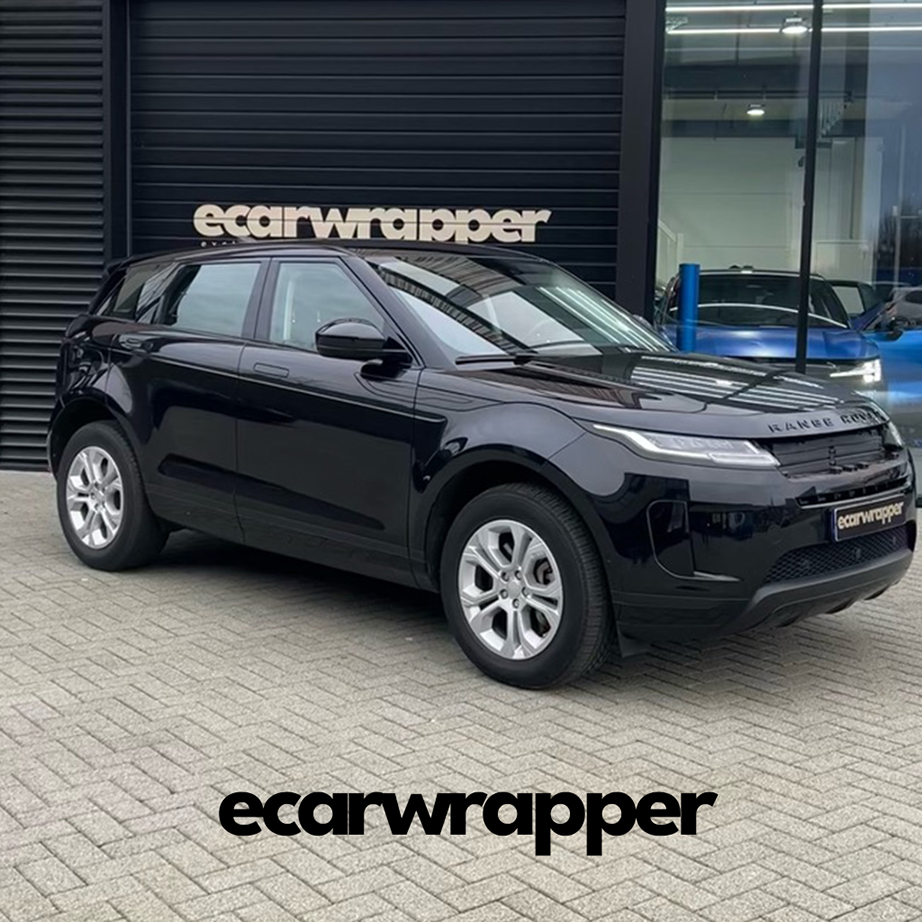 Range Rover Evoque Chrome delete gloss uni black volledig