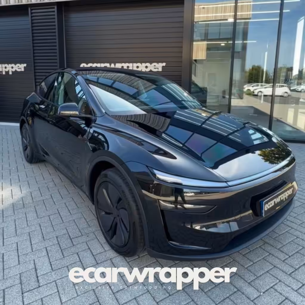 Tesla model y juniper black ppf gloss