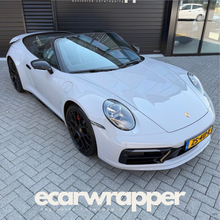 Porsche 911 Cabrio Color PPF Krijtgrijs